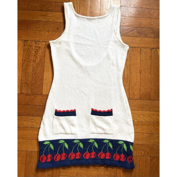 Urban Outfitters Dresses & Skirts - Urban Outfitters Kimchi Blue Sleeveless Cherry Knit Dress M Cottagecore Y2K Cute